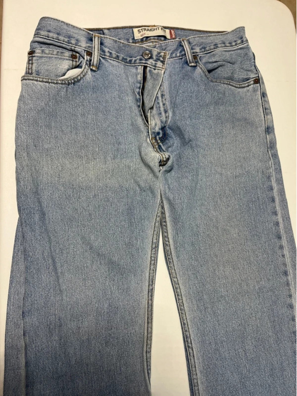 0013 Levi’s 505 Light Wash Jeans 32x30 Regular Fit Straight Leg